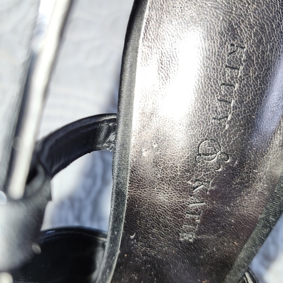 Kelly & Katie Black Women's Strappy Heels - Picture 5 of 5